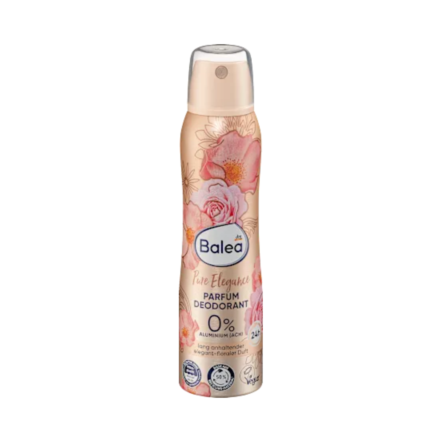 balea parfum deodorant spray – pure elegance – 150 ml