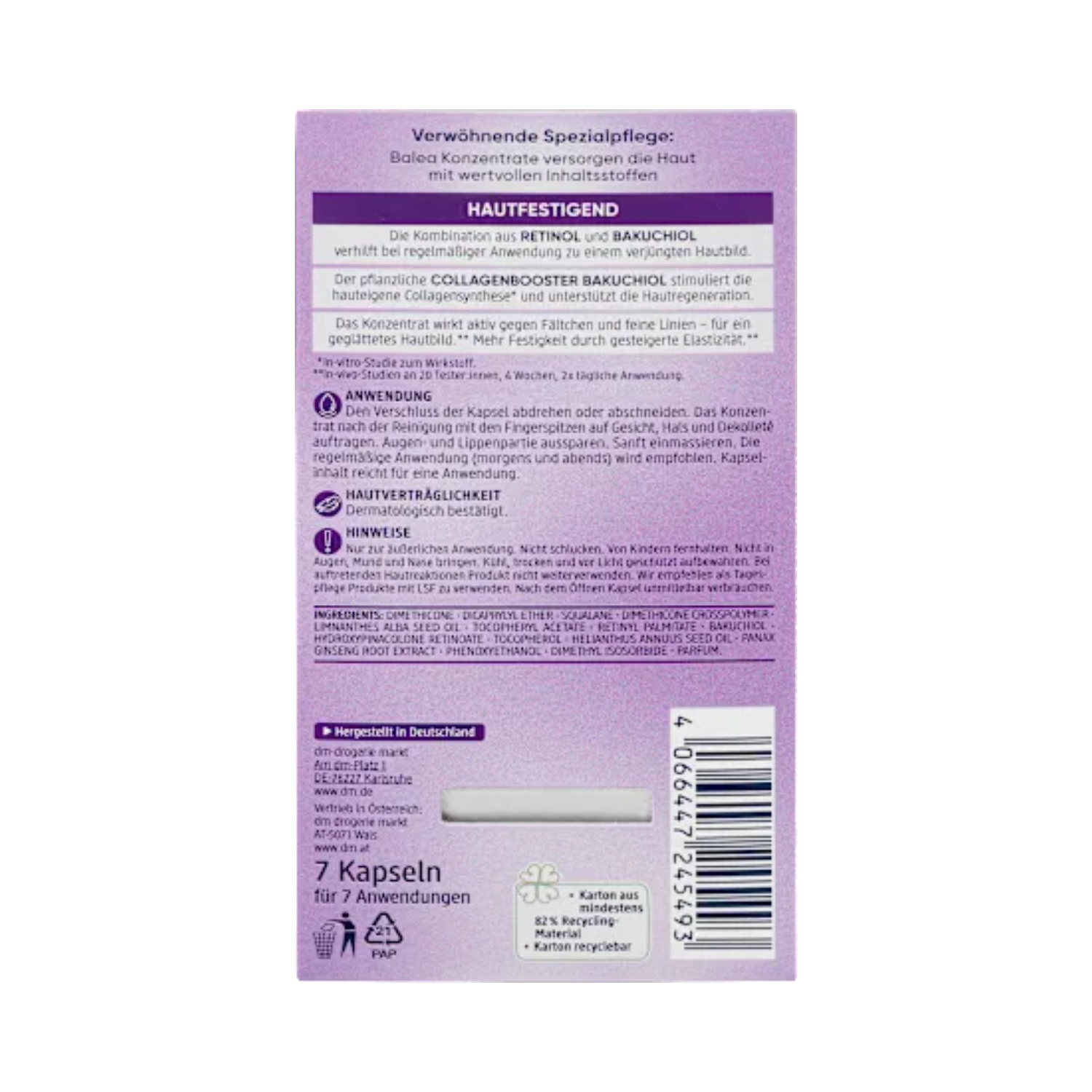 balea retinol concentrate – 7 capsules