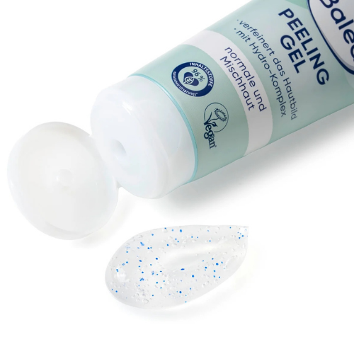 balea aloe vera peeling gel – gentle face exfoliator with 10% aloe vera (75 ml)