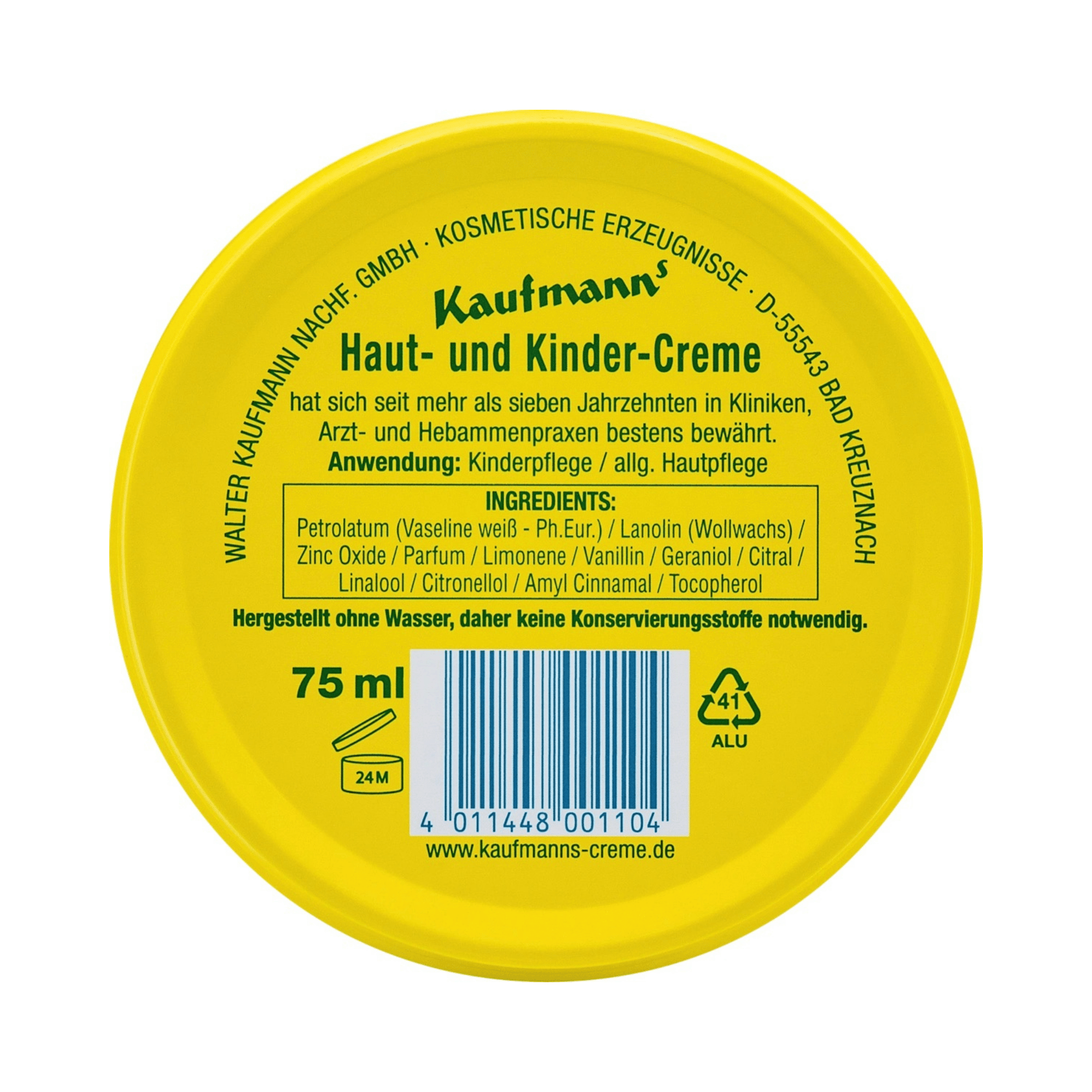kaufmann’s baby & children care cream – 75 ml