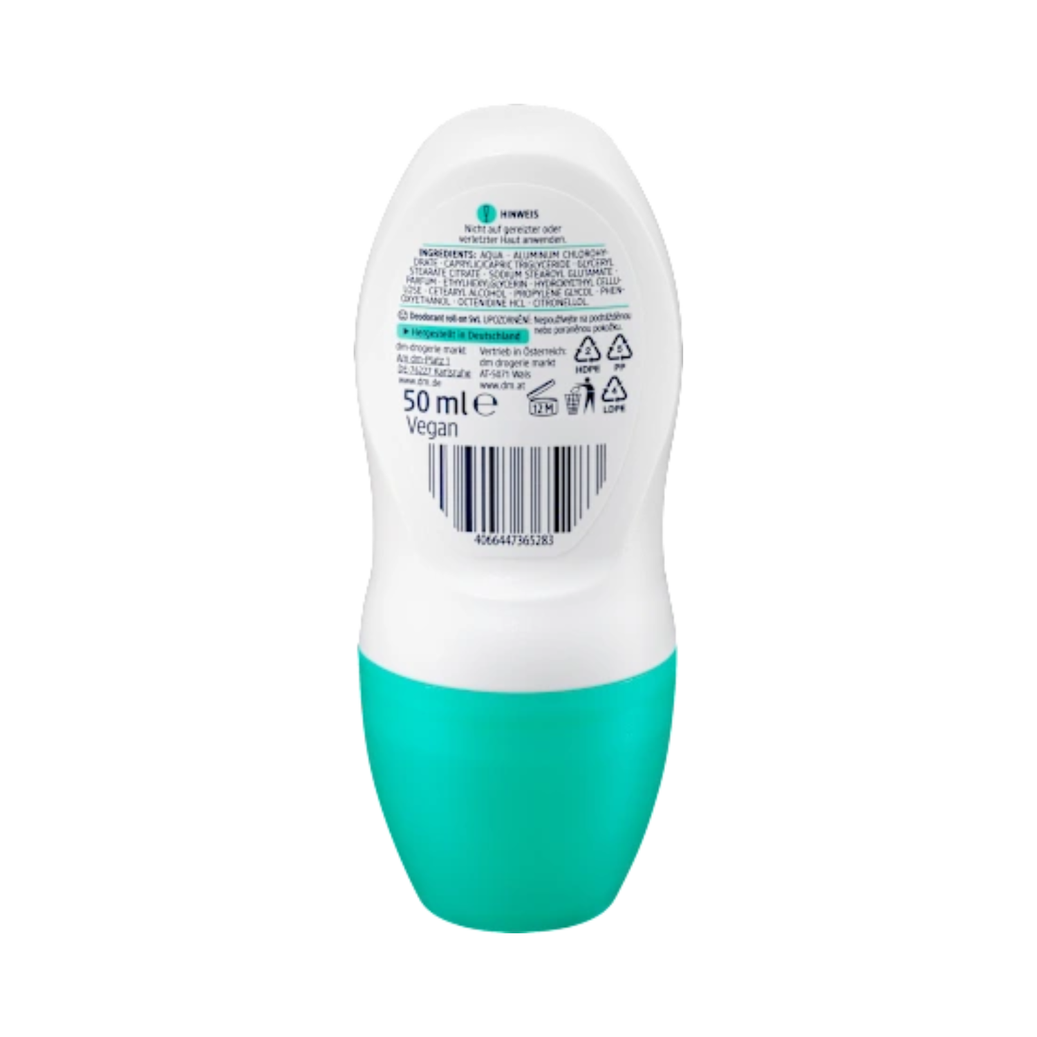 balea antiperspirant deo roll on 5in1 protection – 50 ml