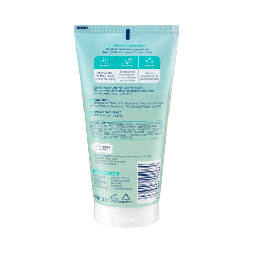 balea refreshing facial cleansing gel – gentle face wash for normal & combination skin (150 ml)