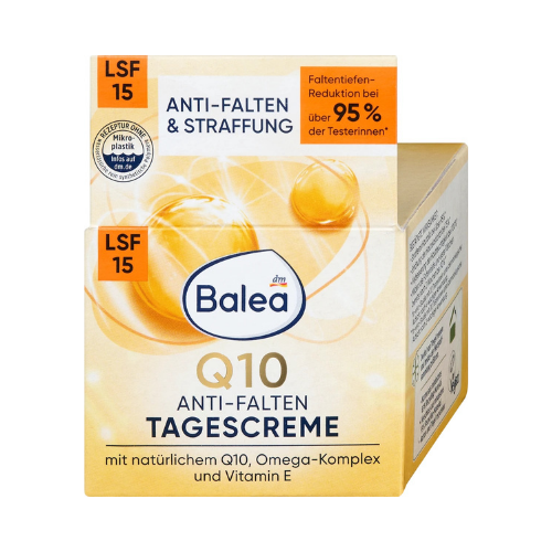 balea q10 anti wrinkle face cream spf 15 – 50 ml