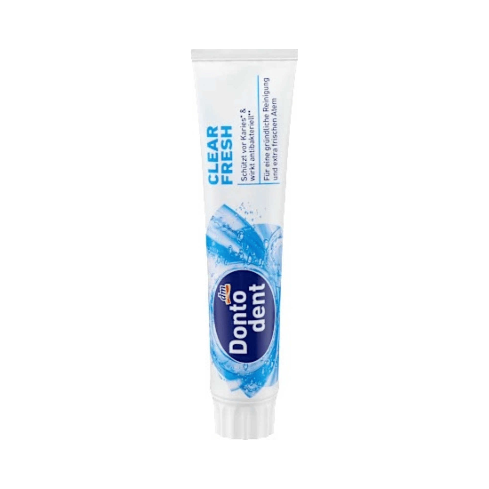dontodent clear fresh toothpaste – 125 ml, fluoride