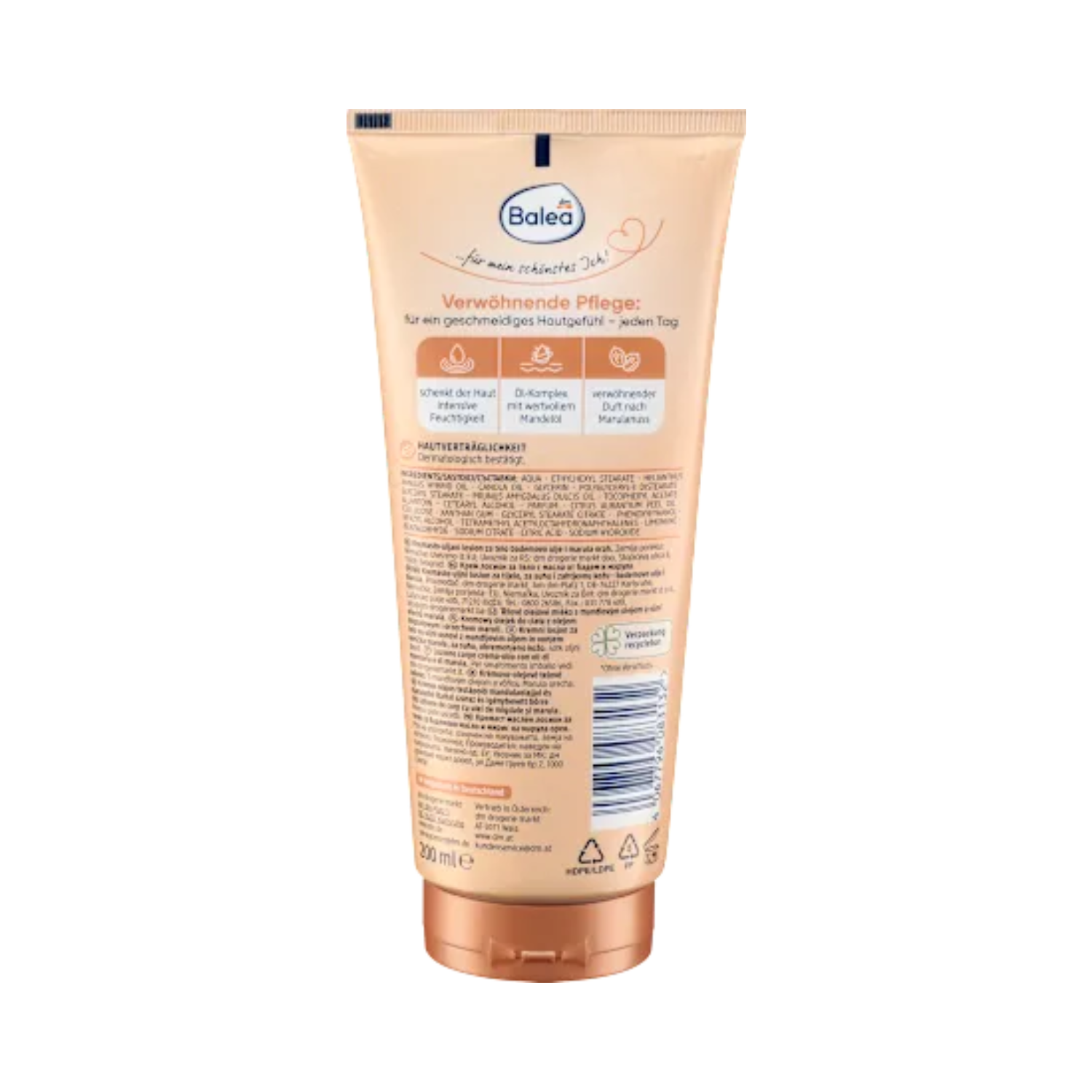 balea creme oil body lotion almond oil – 200 ml