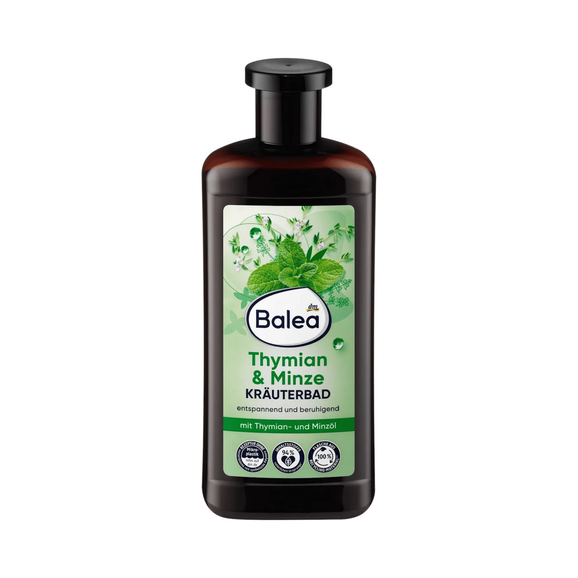 balea herbal bath thyme & mint, 500 ml