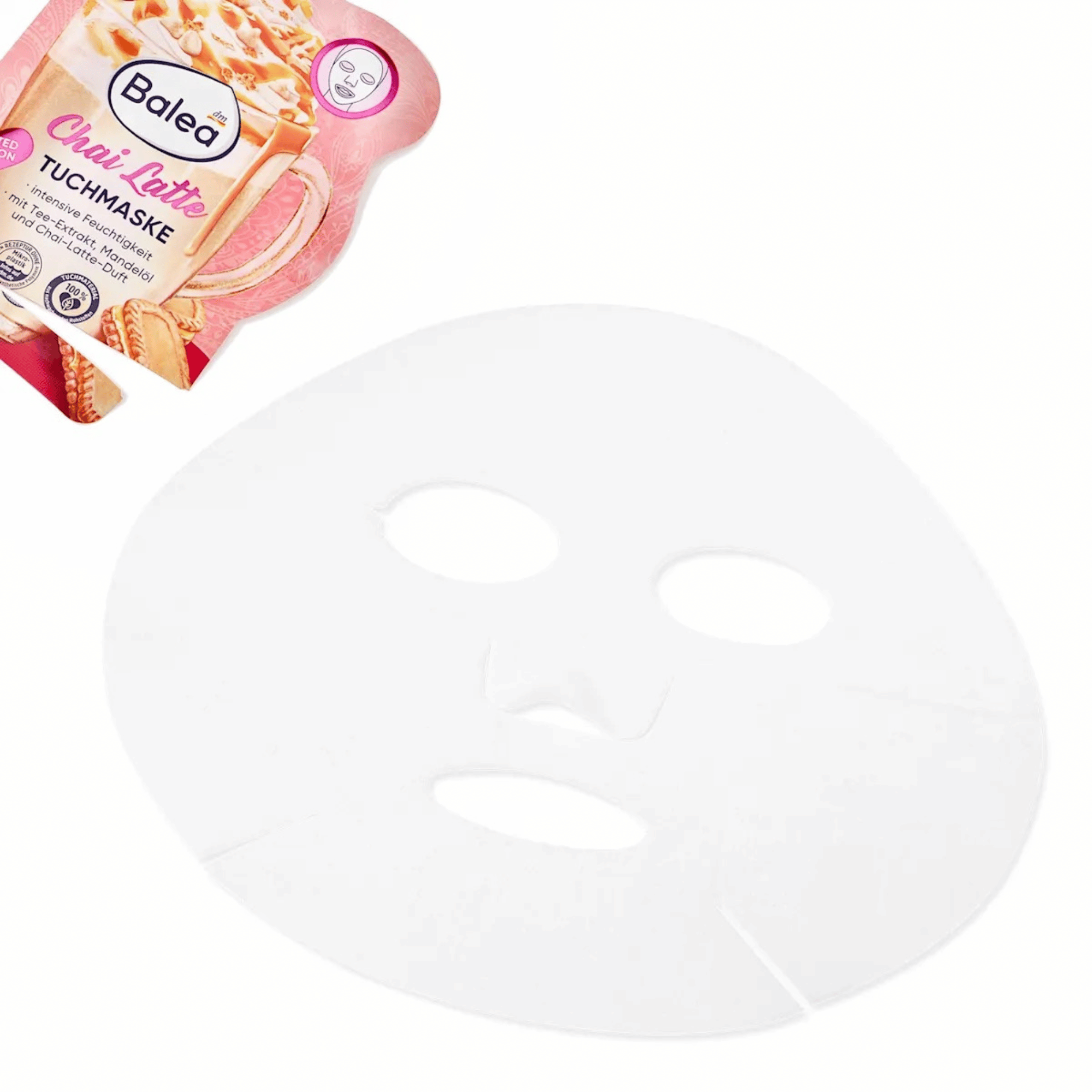 balea chai latte sheet mask – 1 sheet (limited edition)