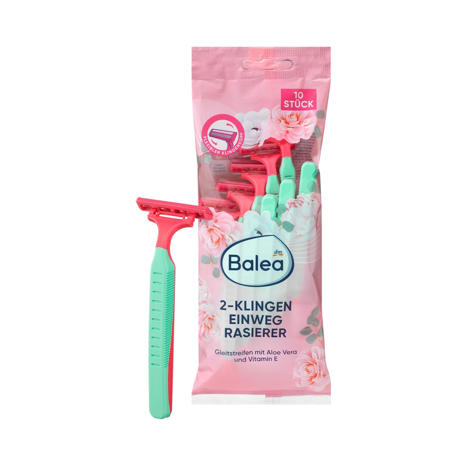 disposable razors – 2 blades (10 pcs)