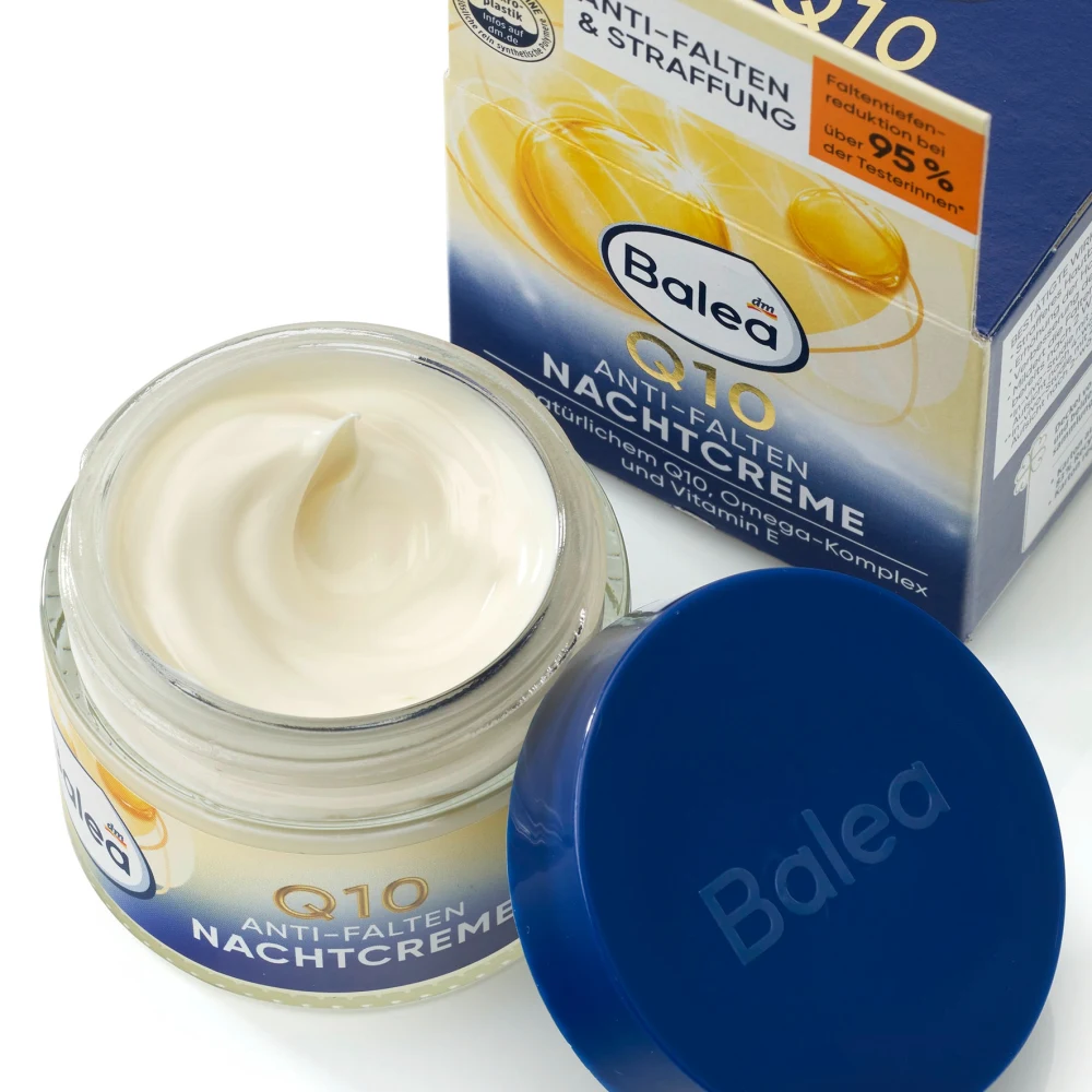 كريم Balea Q10 الليلي لمحاربة التجاعيد وشد البشرة (50 مل) - Image 2