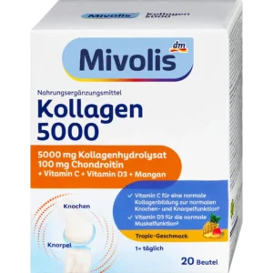 Mivolis - مكمل الكولاجين المركّز 5000 لدعم العظام والغضاريف - 20 كيس
