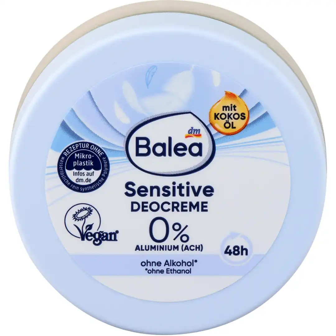 Balea - كريم "Deodorant Sensitive" للحماية والترطيب للبشرة الحساسة - 50 مل