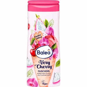 Balea - جل الاستحمام "Very Cherry" برائحة الكرز المنعشة - 300 مل